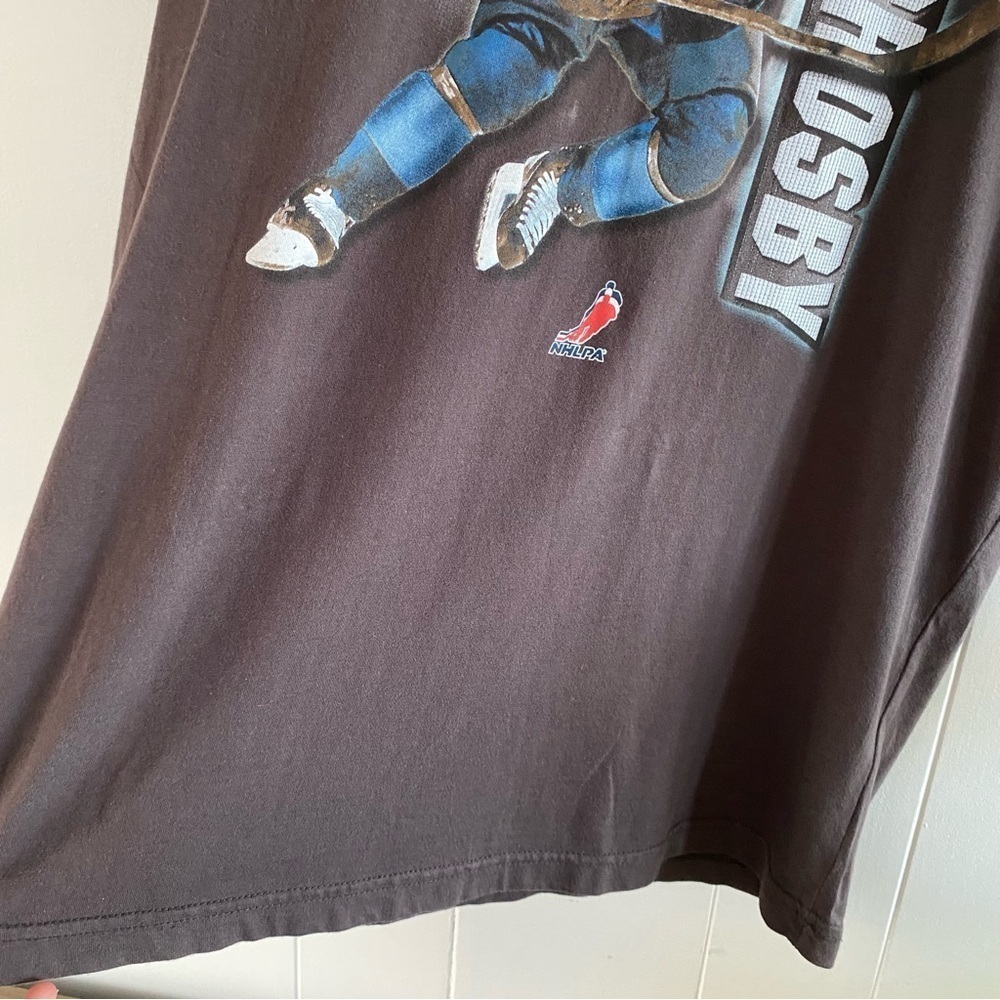 SIDNEY Crosby 87 NHLPA Shirt Grey Vintage Retro Hockey NHL HTF SOGO Pre-Shrunk - Picture 3 of 12